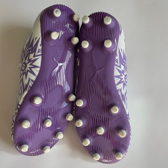 Puma x Christian Pulisic Tacto II FG/AG Soccer Cleats Youth Size 13 Purple - Picture 7 of 9